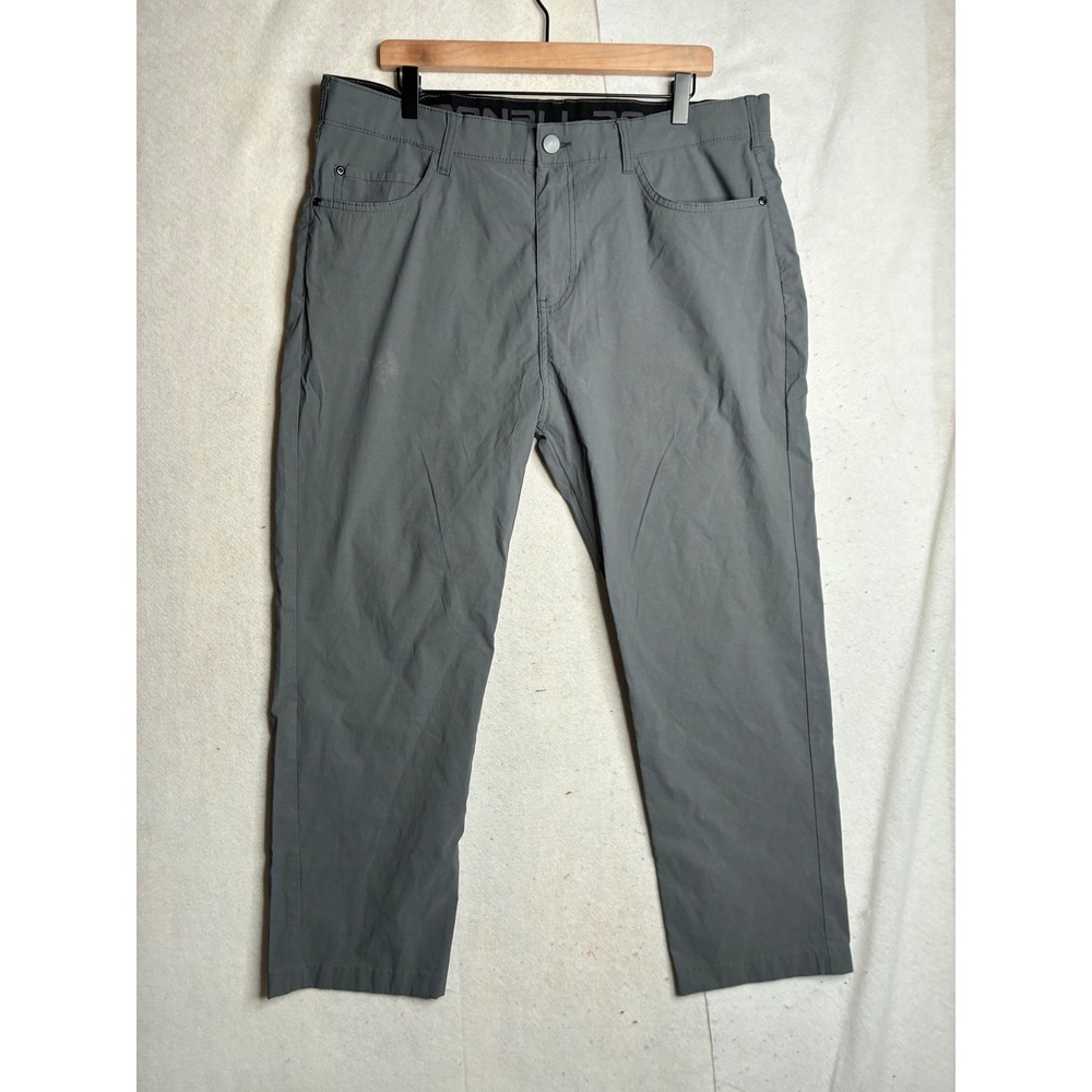 Denali Mens Performance Pants Dusty Grey 38x26 D747185S Outdoor Hiking Casual